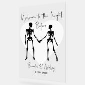 Bienvenue à la nuit avant le dîner de répétition b (Angle)