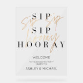 Bienvenue à la partie d'engagement Gold Sip Sip (Recto)