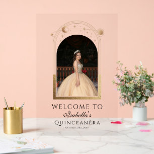 Bienvenue à la Quinceañera Bleu Céleste Or