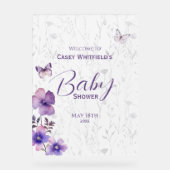 Bienvenue à la réception de bébé bohème papillon f (Recto)