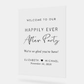 Bienvenue à la réception de mariage Fête de Félici (Angle)