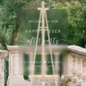 Bienvenue à la réception de mariage Fête de Félici