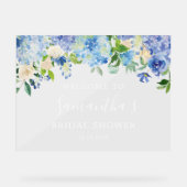 Bienvenue à la réception de mariage florale d'hort (Recto)