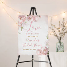 Bienvenue à la réception de mariage Pink Love is i