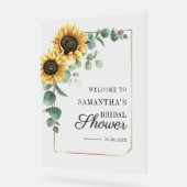 Bienvenue à la réception de mariage Sunflower Euca (Angle)