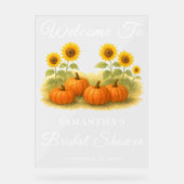 Bienvenue à la soirée de mariage champêtre citroui (Recto)