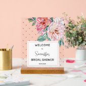 Bienvenue à la Soirée de Mariage Florale Rose (Mariage)
