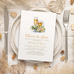 Bienvenue à l'amour des couples Invitation Wedding