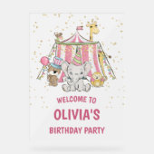 Bienvenue à l'anniversaire du cirque rose (Recto)