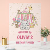 Bienvenue à l'anniversaire du cirque rose (Mariage)