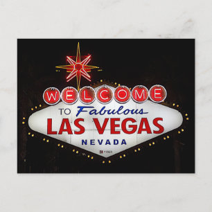 Bienvenue à Las Vegas Sign #2 Carte postale