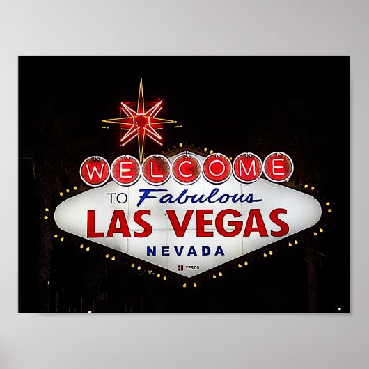 Bienvenue à Las Vegas Sign #2 Poster (Devant)