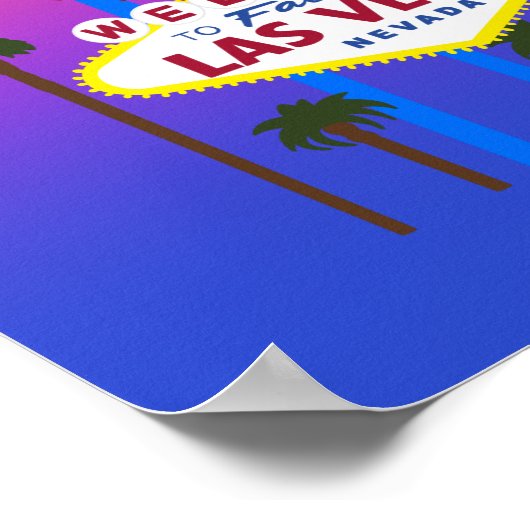 Bienvenue à Las Vegas Sign #3 Poster (Coin)