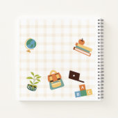 Bienvenue à l'école Cahier Mignon (Dos)