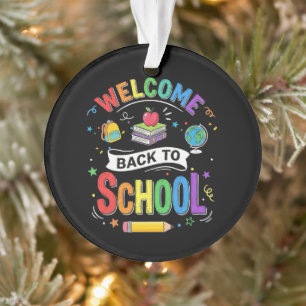 Bienvenue à l'école les enfants Enseignant Premier
