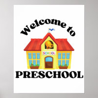 Bienvenue à l'école maternelle : Poster lumineux e