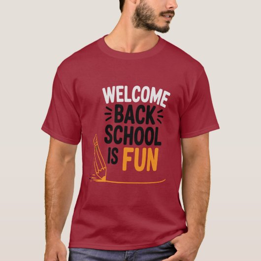 Bienvenue à l'école T-shirt (Devant)
