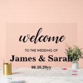 Bienvenue à l'entrée de notre Mariage Black Chic S (Mariage)