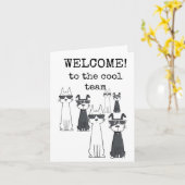 Bienvenue, À l'équipe Cool, Carte imprimable (Fleur jaune)