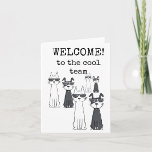 Bienvenue, À l'équipe Cool, Carte imprimable