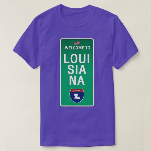 Bienvenue à louisiana TShirt (Design devant)