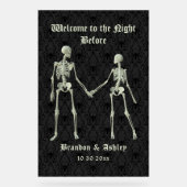 Bienvenue à Night Before Elegant Skeletons (Recto)