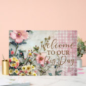 Bienvenue À Notre Citation Du Grand Jour Symbole A (Mariage)