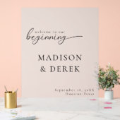 " BIENVENUE À NOTRE DÉBUT" Mariage (Mariage)