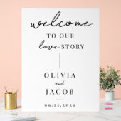 Bienvenue À Notre Histoire D'Amour Mariage Moderne (Mariage)