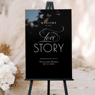 Bienvenue À Notre Histoire D'Amour Mariage Noir Bi