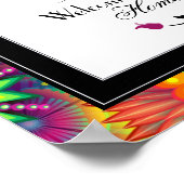 Bienvenue À Notre Maison Motif Art Déco (Coin)