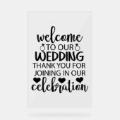 Bienvenue à notre mariage (Recto)