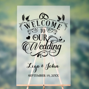 Bienvenue à notre mariage