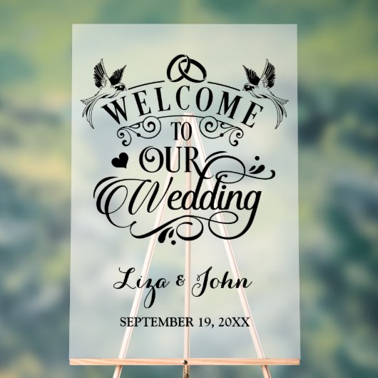 Bienvenue à notre mariage (Neutre)