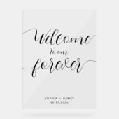 Bienvenue à notre Mariage de l'Elegance (Recto)