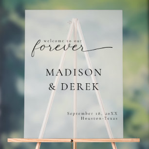 " BIENVENUE À NOTRE Mariage FOREVER "