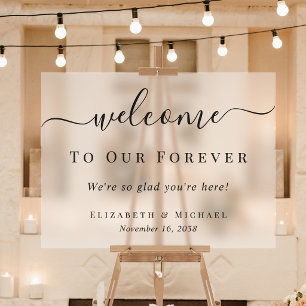 Bienvenue à notre mariage givré pour toujours