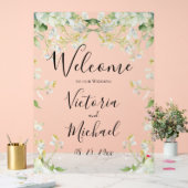Bienvenue à notre Mariage Neutral Floral Elegant (Mariage)