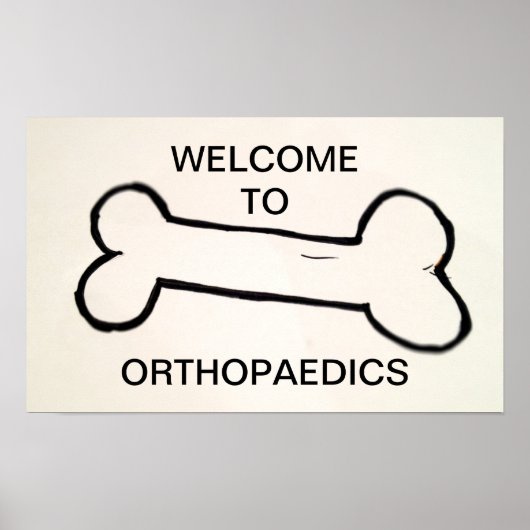 BIENVENUE À ORTHOPÉDICS - affiche (Devant)