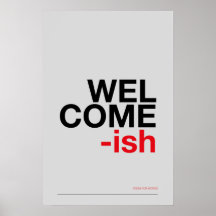 BIENVENUE À PEU PRÈS – Déco murale drôle pour l'en