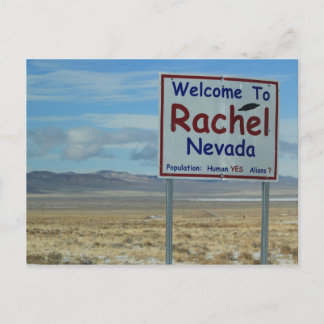 Bienvenue À Rachel Nevada Carte Postale - Zone 51