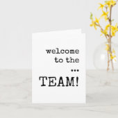 Bienvenue à TEAM, Nouvelle carte d'employé, Minima (Fleur jaune)