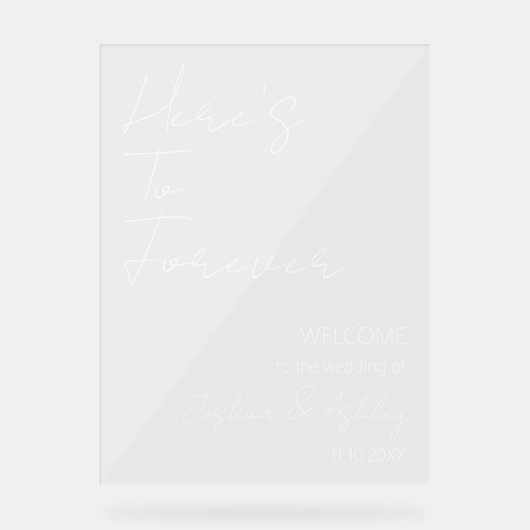 Bienvenue à To Forever Elegant Mariage blanc (Recto)