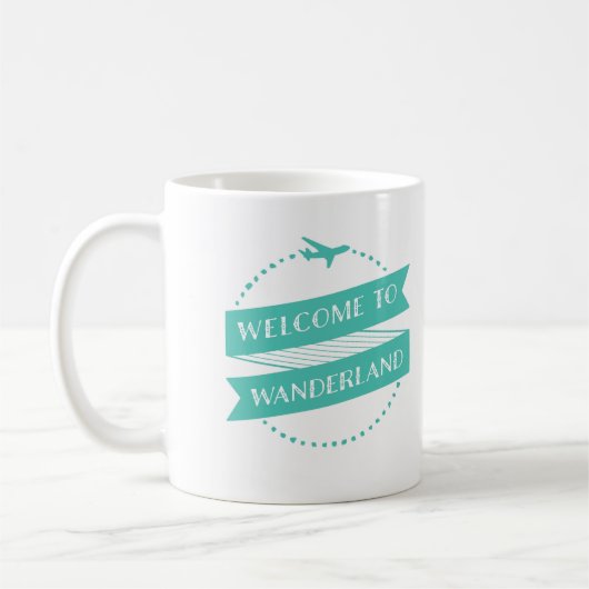 Bienvenue à Wanderland Mug (Gauche)