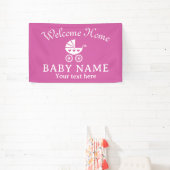 Bienvenue Accueil Bannière de décoration bébé (Insitu)