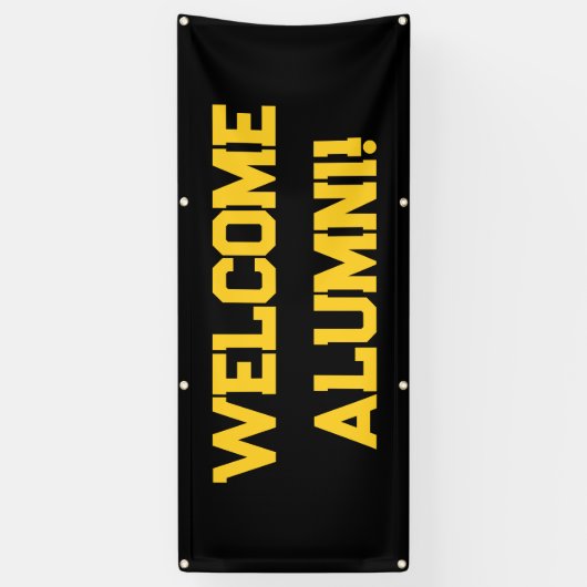 Bienvenue Accueil Bannière des anciens élèves (Vertical)