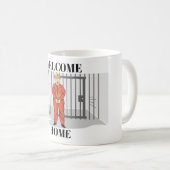 Bienvenue Accueil Café Mug (Devant droit)