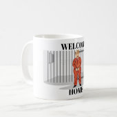 Bienvenue Accueil Café Mug (Devant gauche)