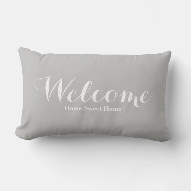 Bienvenue Accueil Sweet Home Coussin décoratif (Recto)