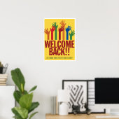 Bienvenue. Affiche ASL. (Bureau à domicile)